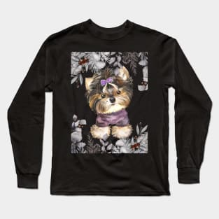 Cute Yorkshire terrier Long Sleeve T-Shirt